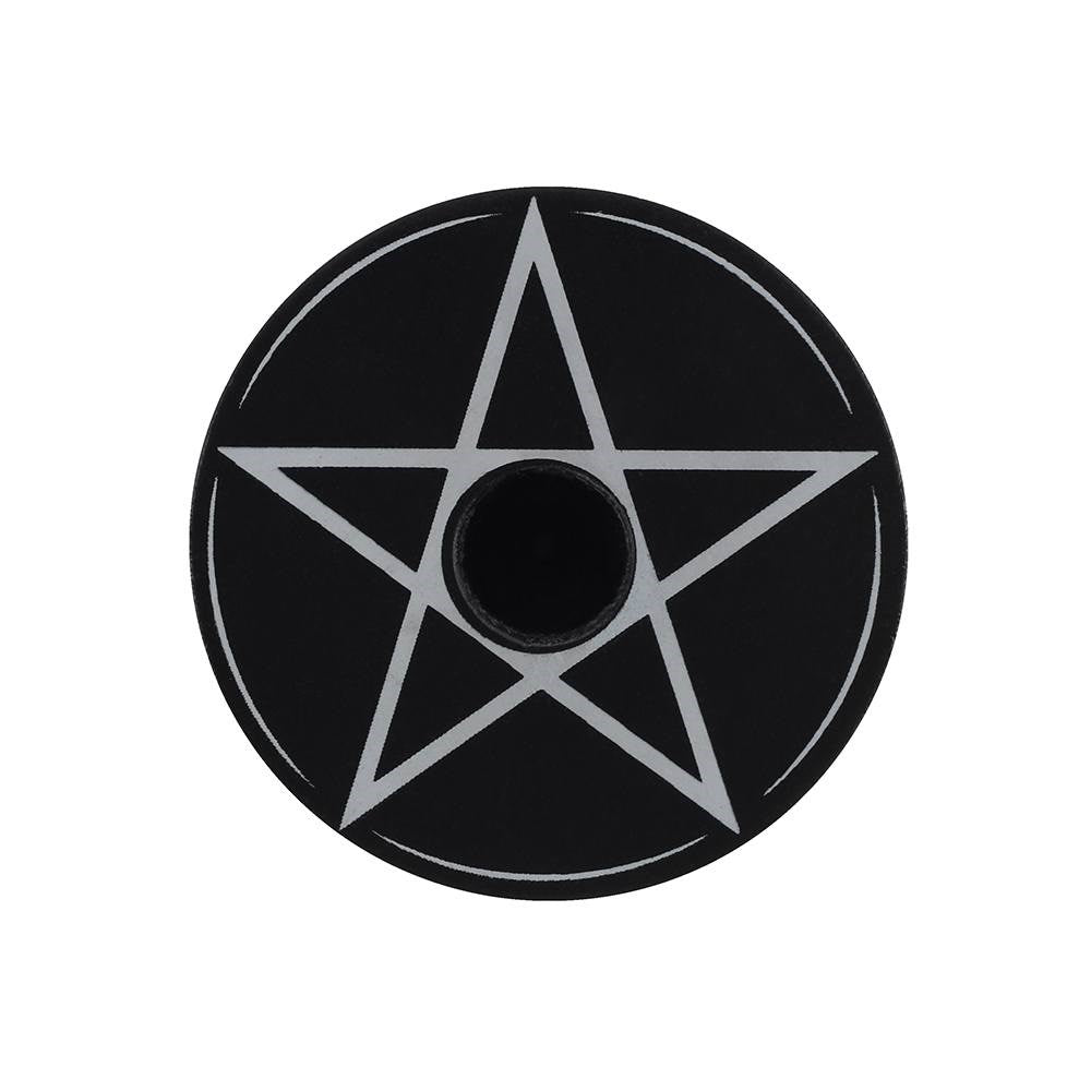 PENTACLE CANDLE HOLDER TOP VIEW