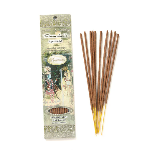 Rasa Lila incense package and incense