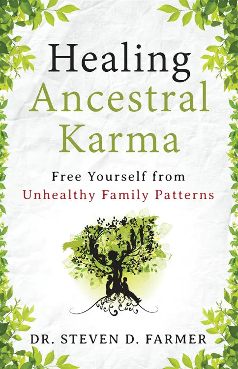 green and white book cover with an image of a family tree