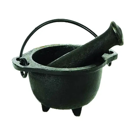 Mortar & Pestle Cast Iron Handle