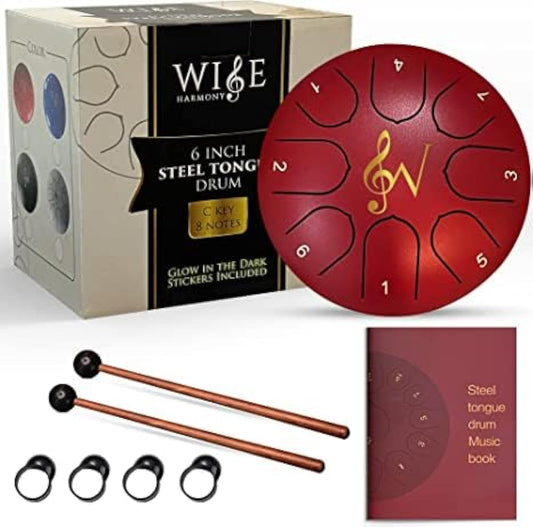 Drum Tongue 6 In Red