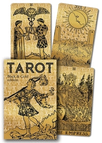 various cards of the black & gold tarot