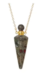 Necklace Pendulum Bottle Dragon's Blood Gold