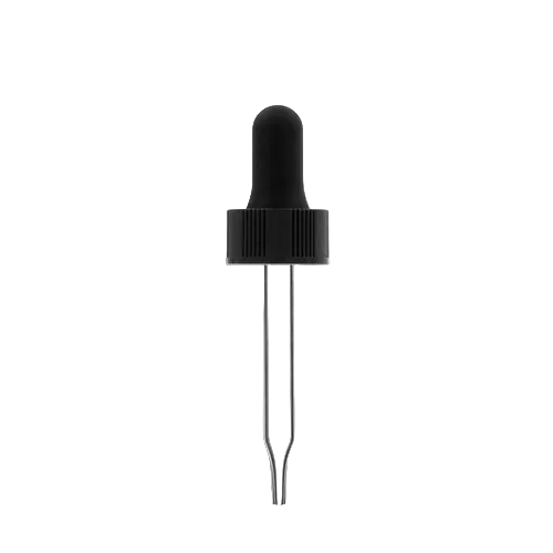 Glass dropper for bottles