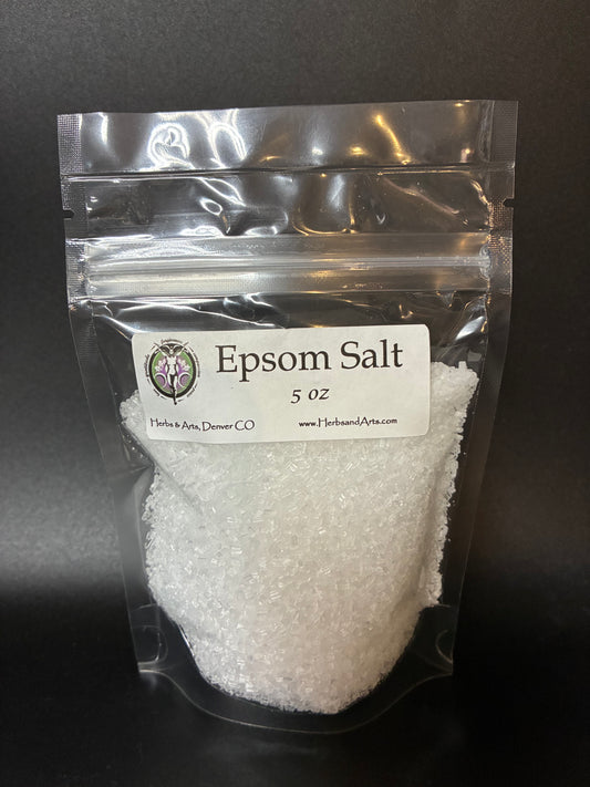 Epsom Salt in plastic bag 
