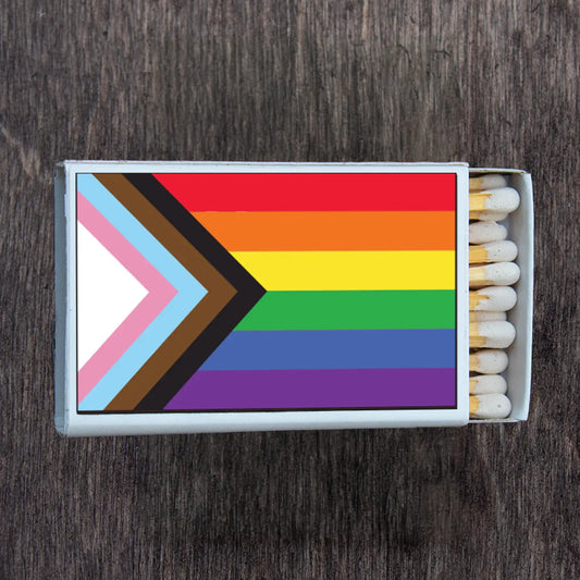 Matchbox with Lgbtq+ flag