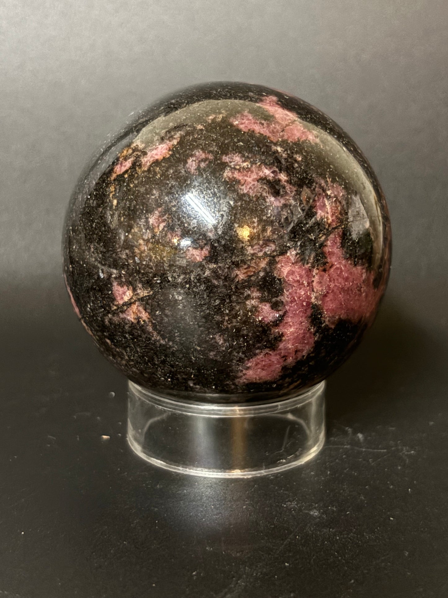 Rhodonite Sphere