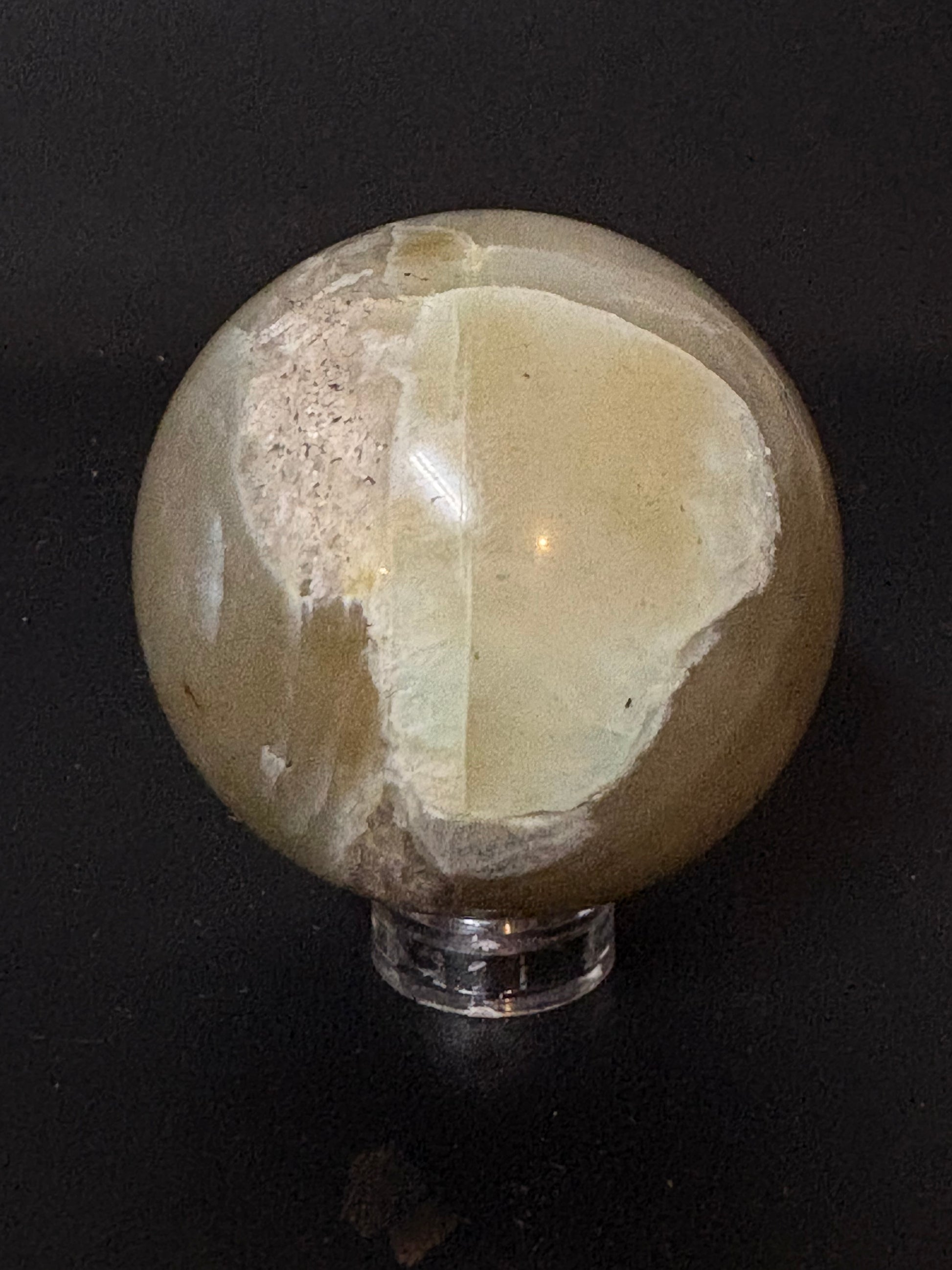green moonstone sphere