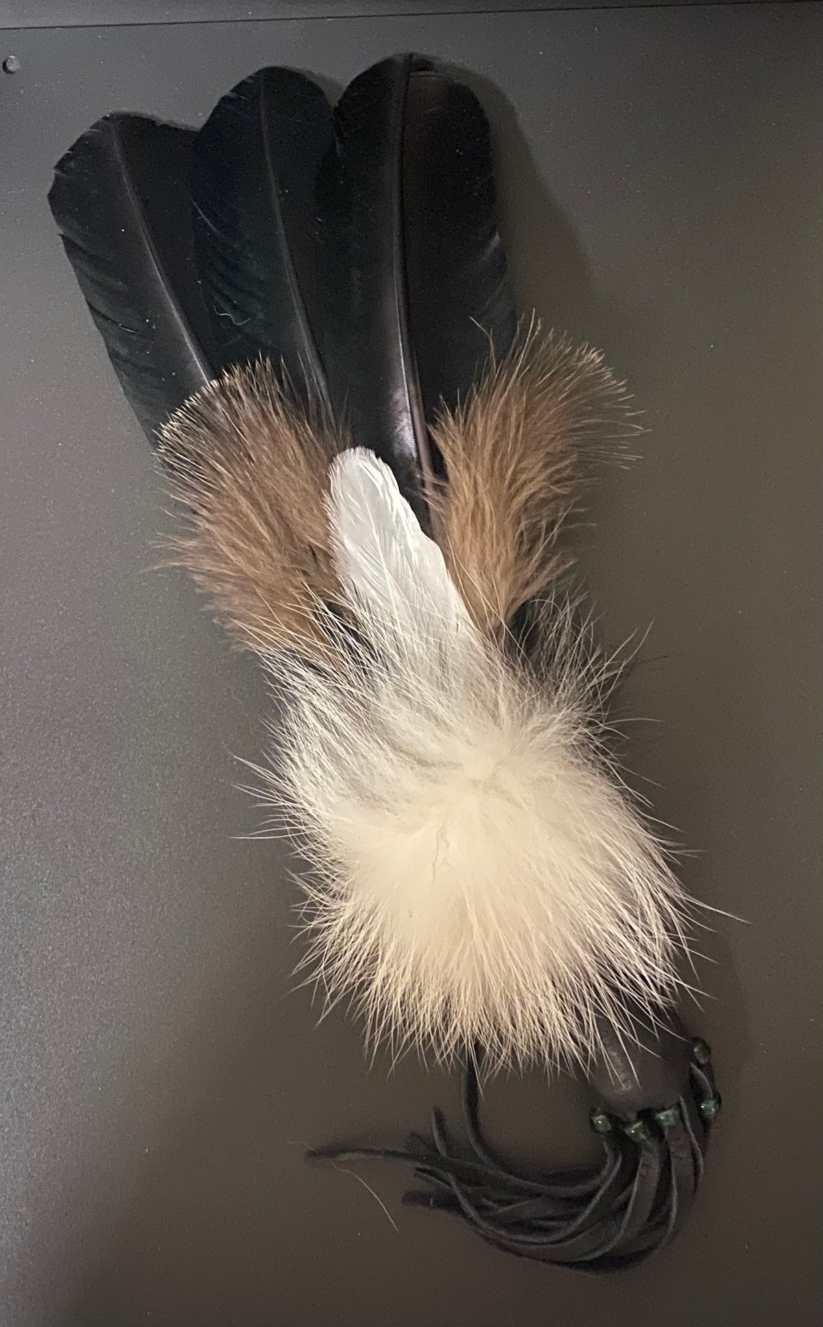 Smudge Fan Turkey Feather and Fur