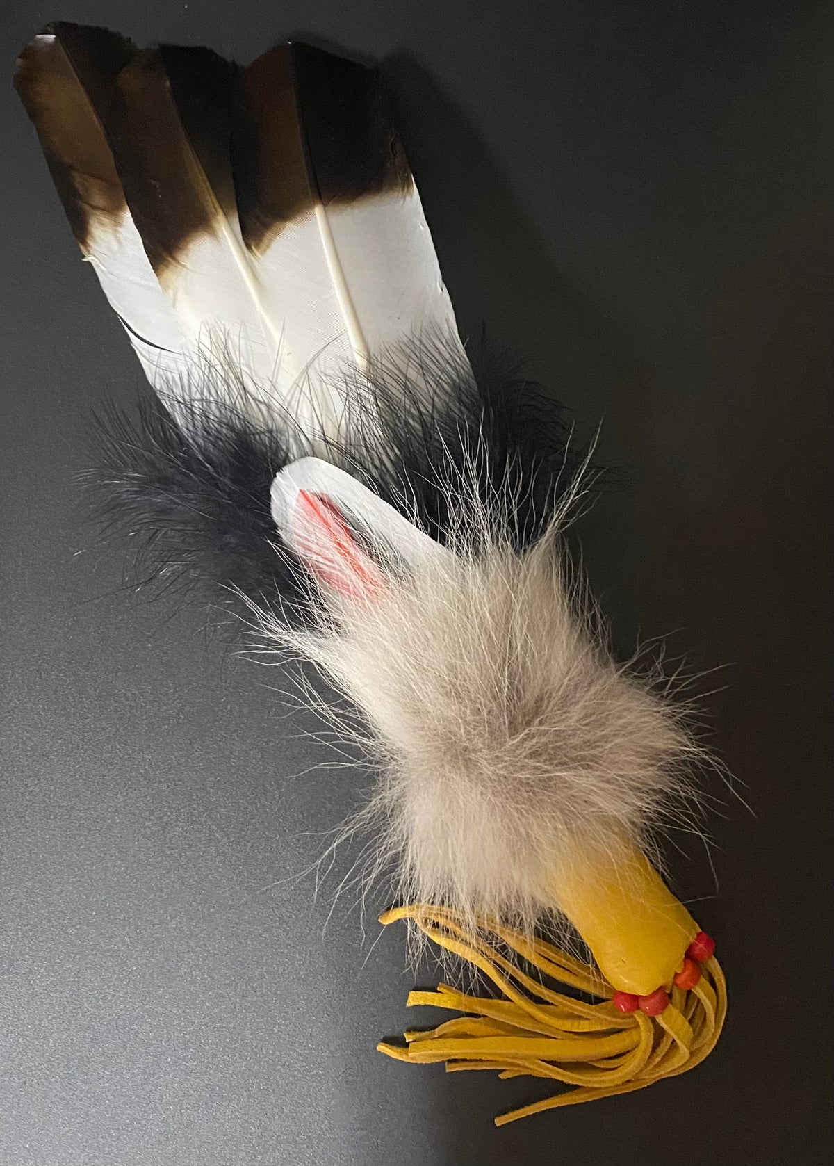 Smudge Fan Turkey Feather and Fur