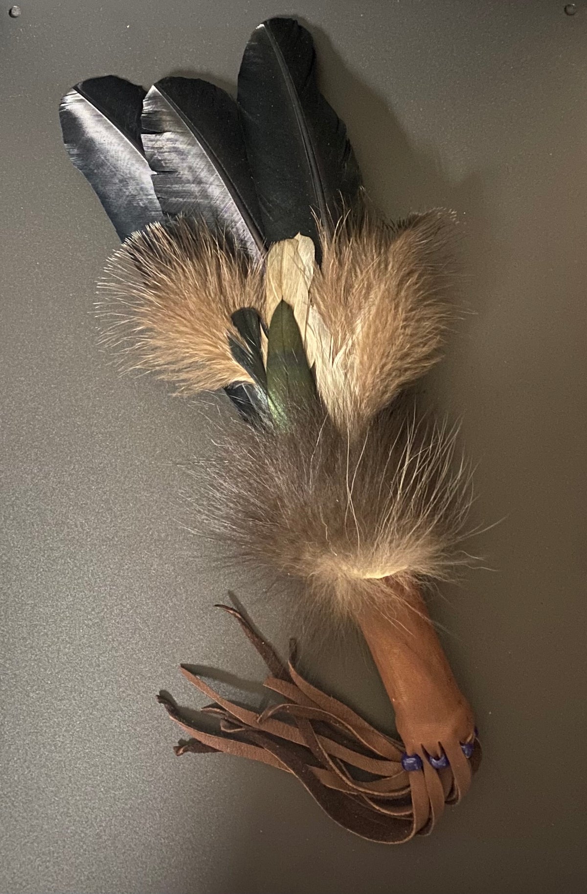 Smudge Fan Turkey Feather and Fur