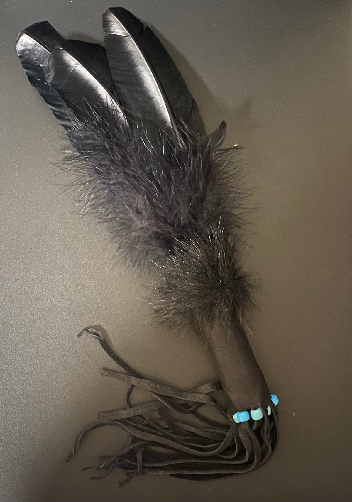 Smudge Fan Turkey Feather and Fur