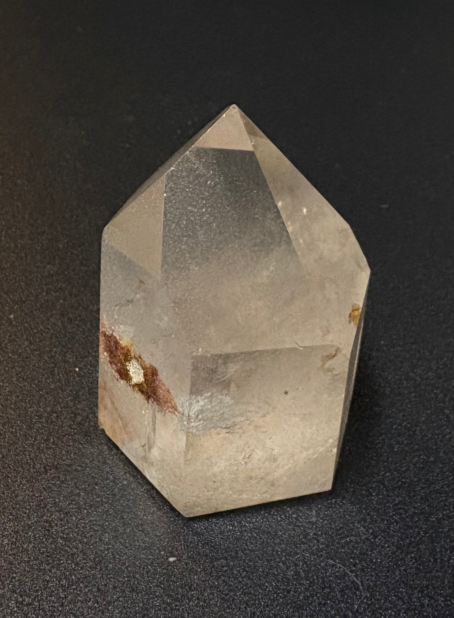 Quartz Point w/ iron inclusion 79.4g