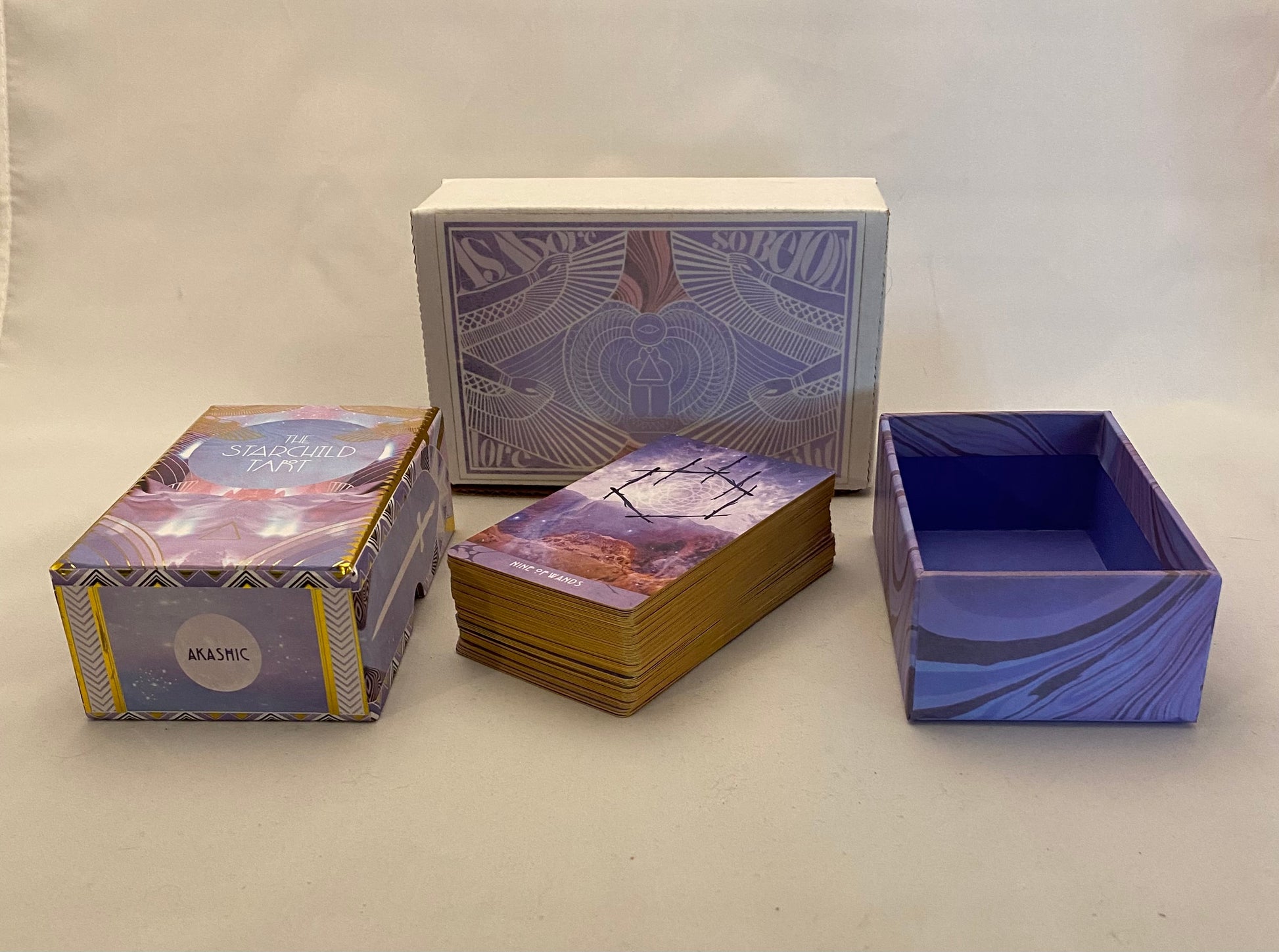 Tarot deck and box