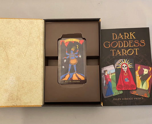 tarot deck, box, guide book