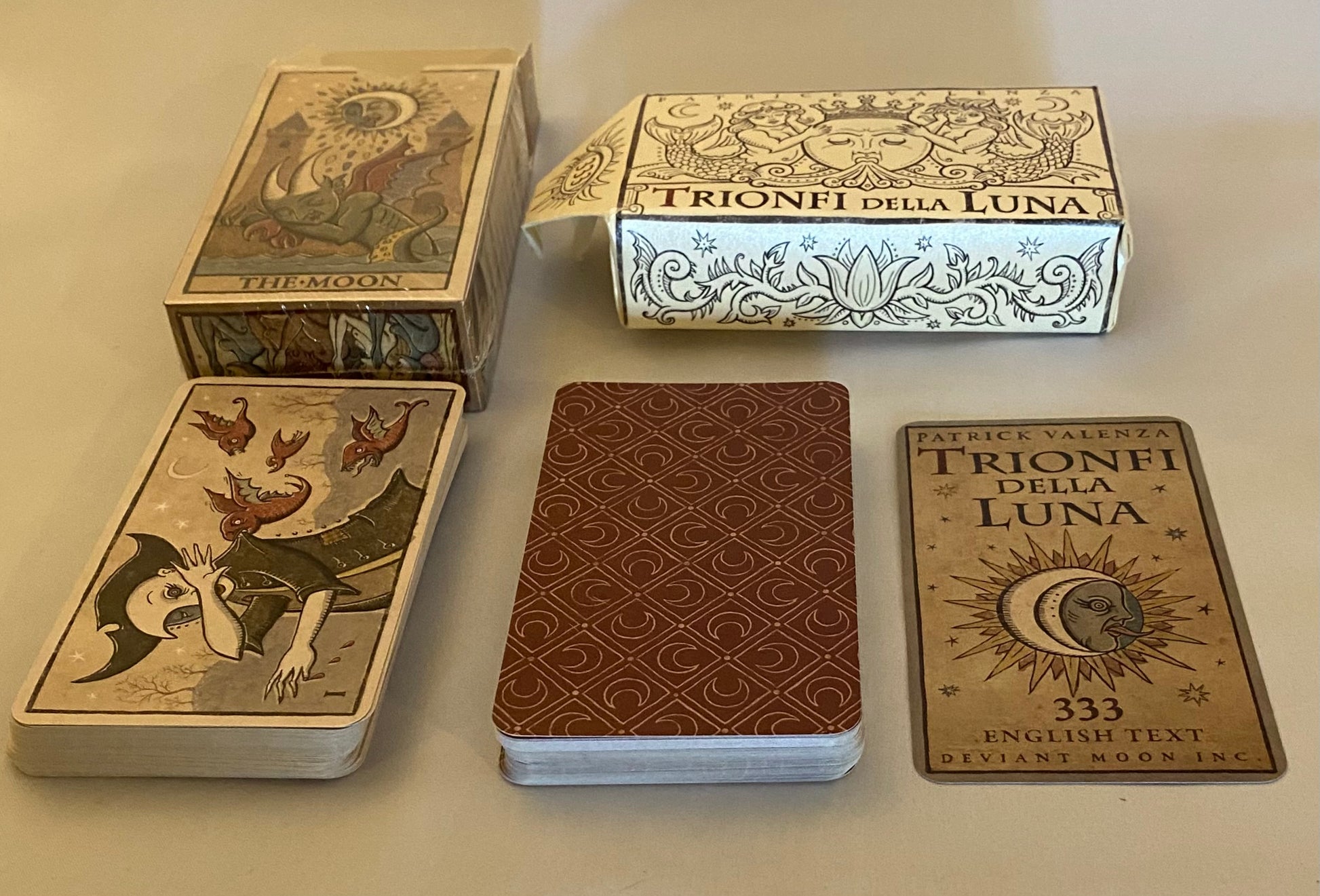tarot box, deck