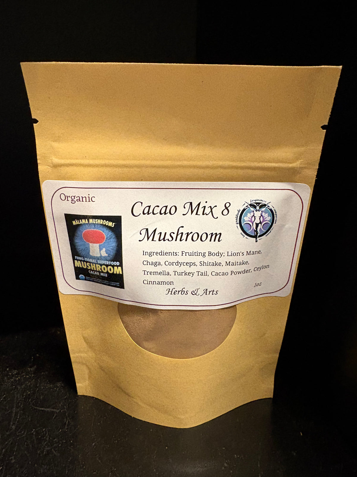Cacao Mix 8 Mushroom 1 oz