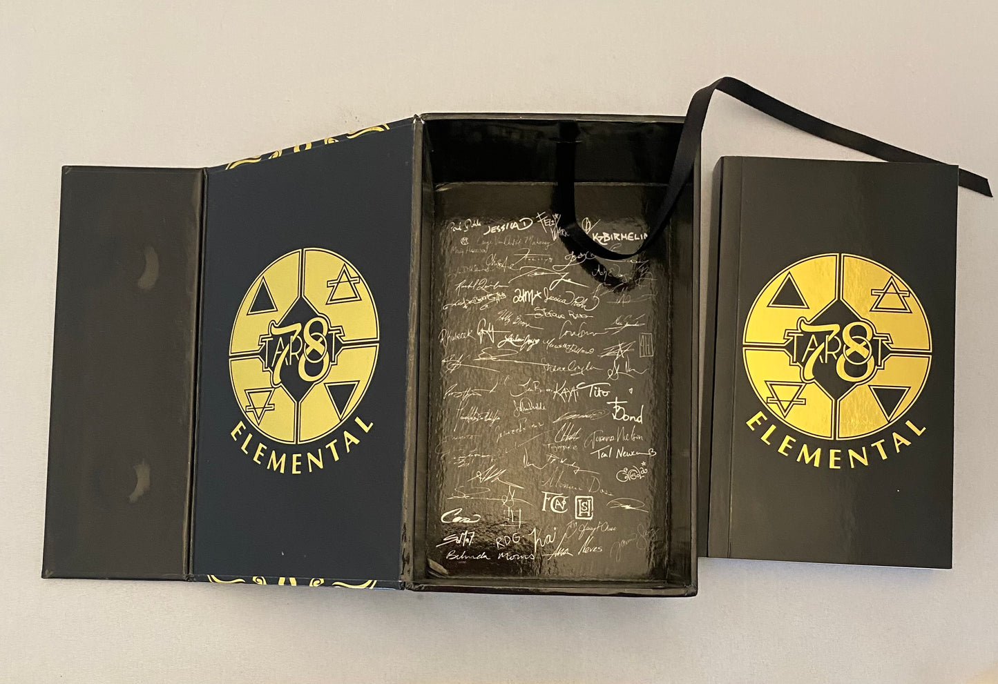 Black box with 'Elemental' logo on a white background