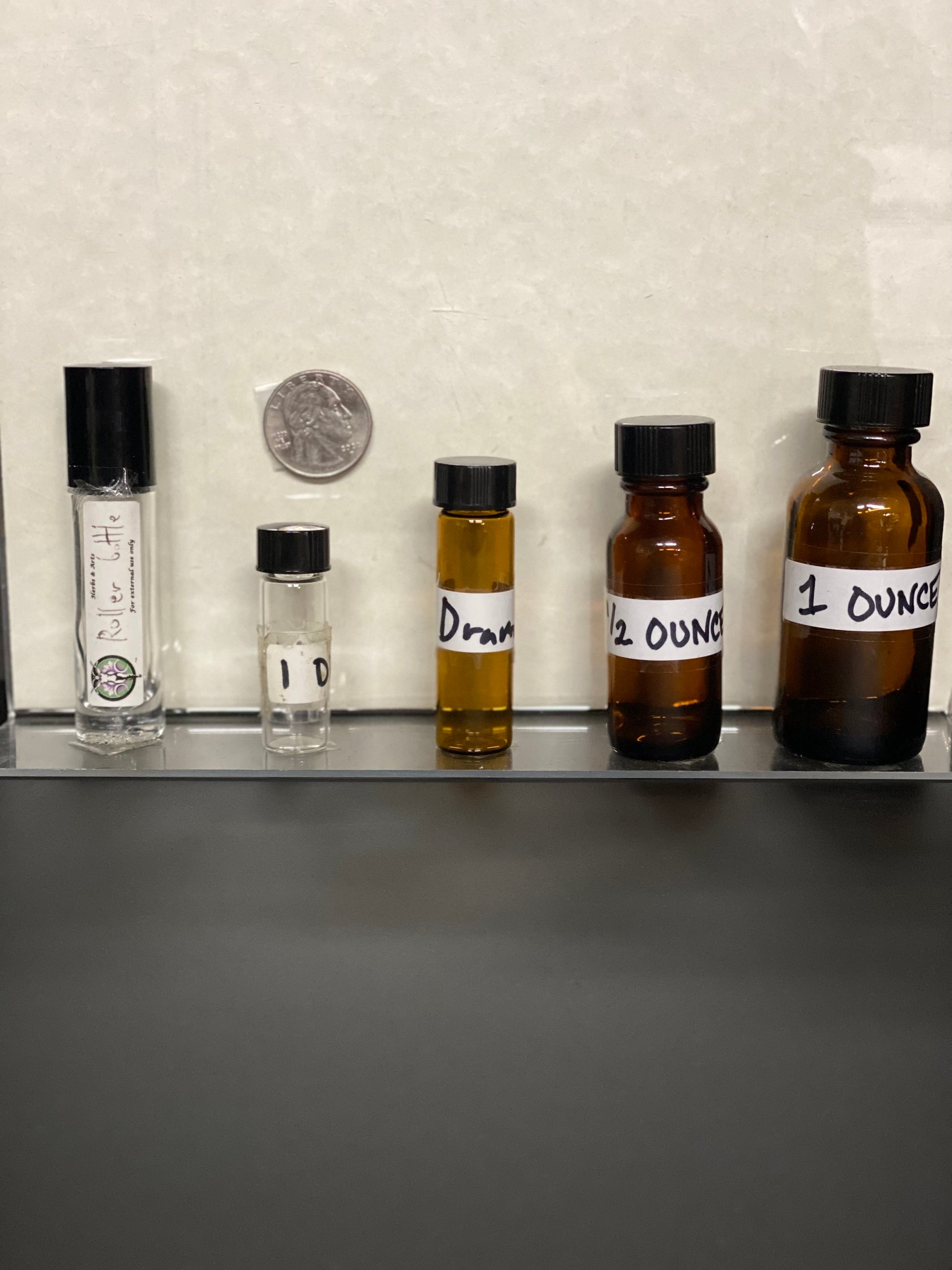 Peony Fragrance Oil Bottle Sizes