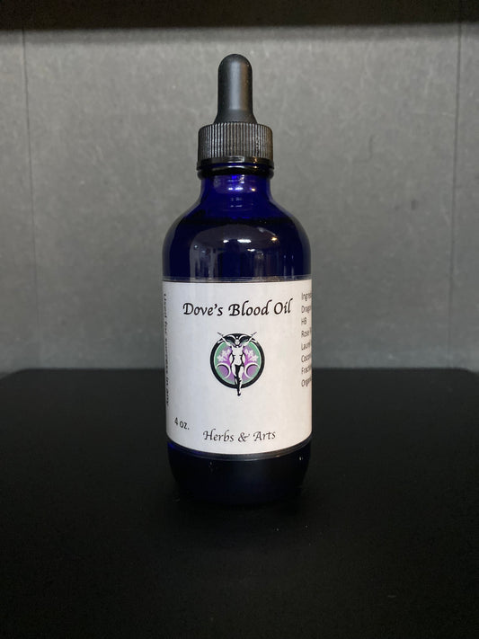 Dove's Blood House Blend Oil Bottle