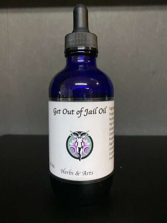 Get Out of Jail House Blend Oil Bottle