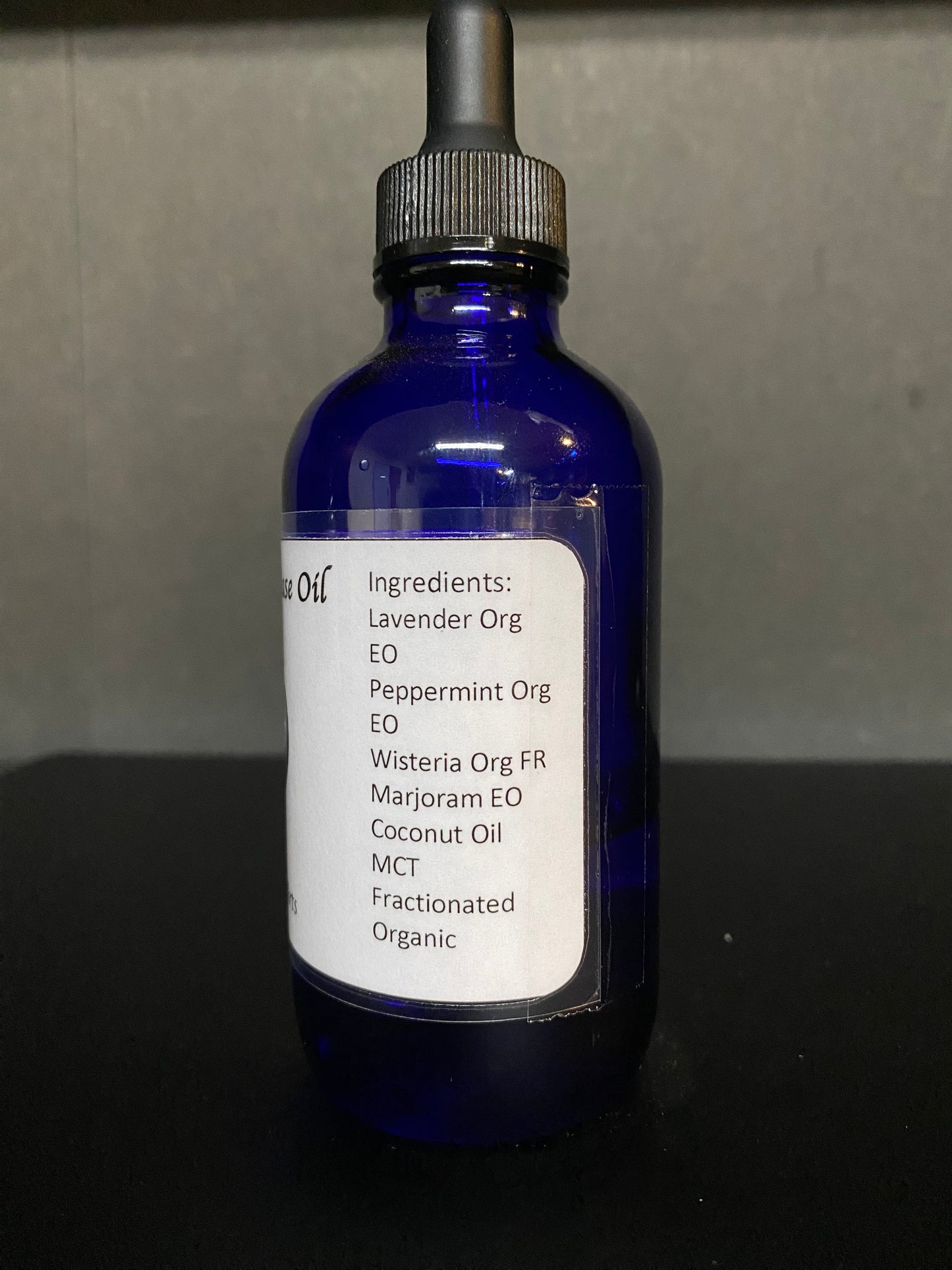 Headache Ease House Blend Oil Bottle Ingredients