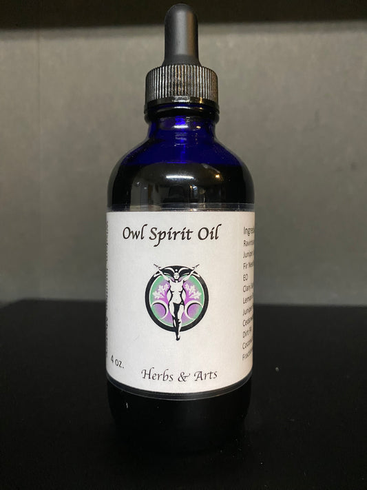 Owl Spirit House Blend Oil Bottle