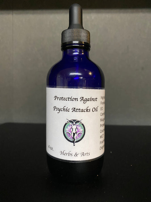 Protection Against Psychic Attack House Blend Oil Bottle