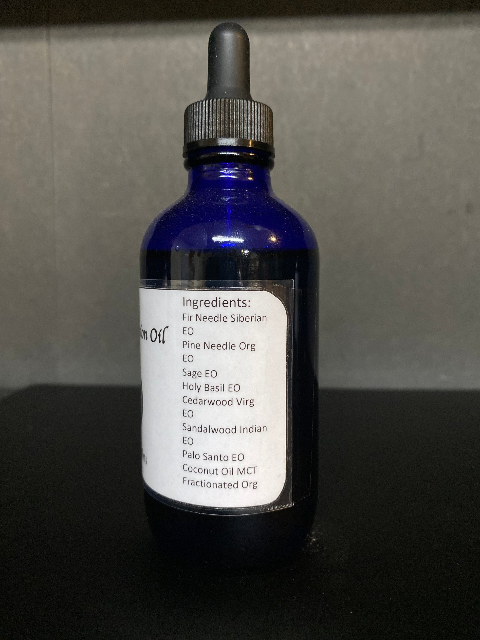 Shaman's Vision House Blend Oil Bottle Ingredients