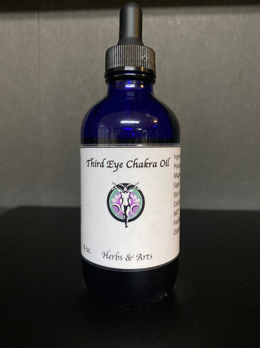 Third Eye Chakra House Blend Oil Bottle
