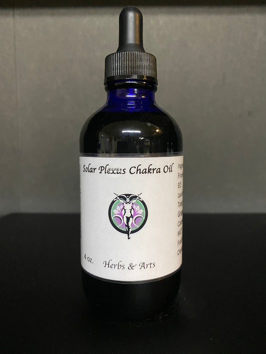 Solar Plexus Chakra House Blend Oil Bottle