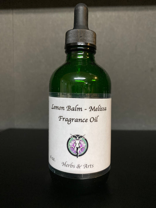 Lemon Balm Melissa Fragrance Oil Bottle