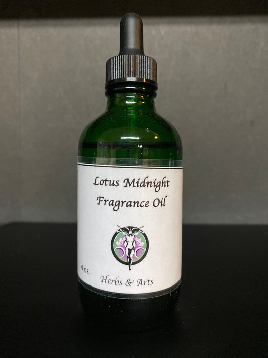 Lotus Midnight Fragrance Oil Bottle