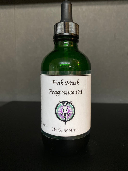 Musk Pink Fragrance Oil Bottle