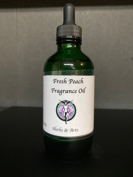 Fresh Peach Fragrance Oil Bottle