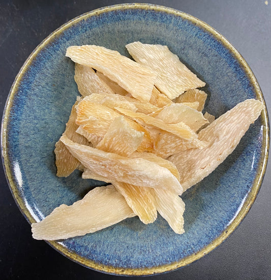 Yam Root Chinese Slices  pale cream