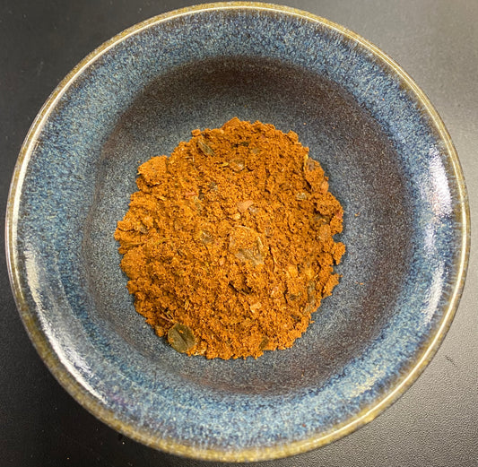 Lughnasadh Incense orange powder with herbal bits green