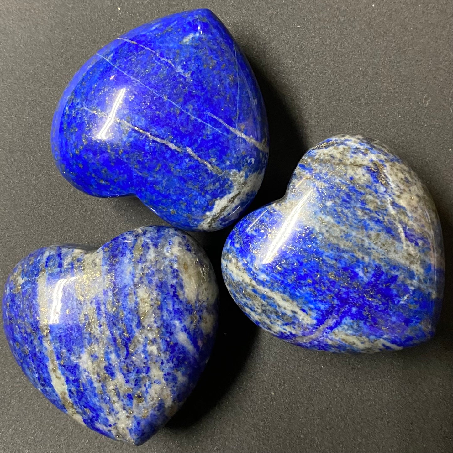 Lapis Heart Puffy 1.5 inch