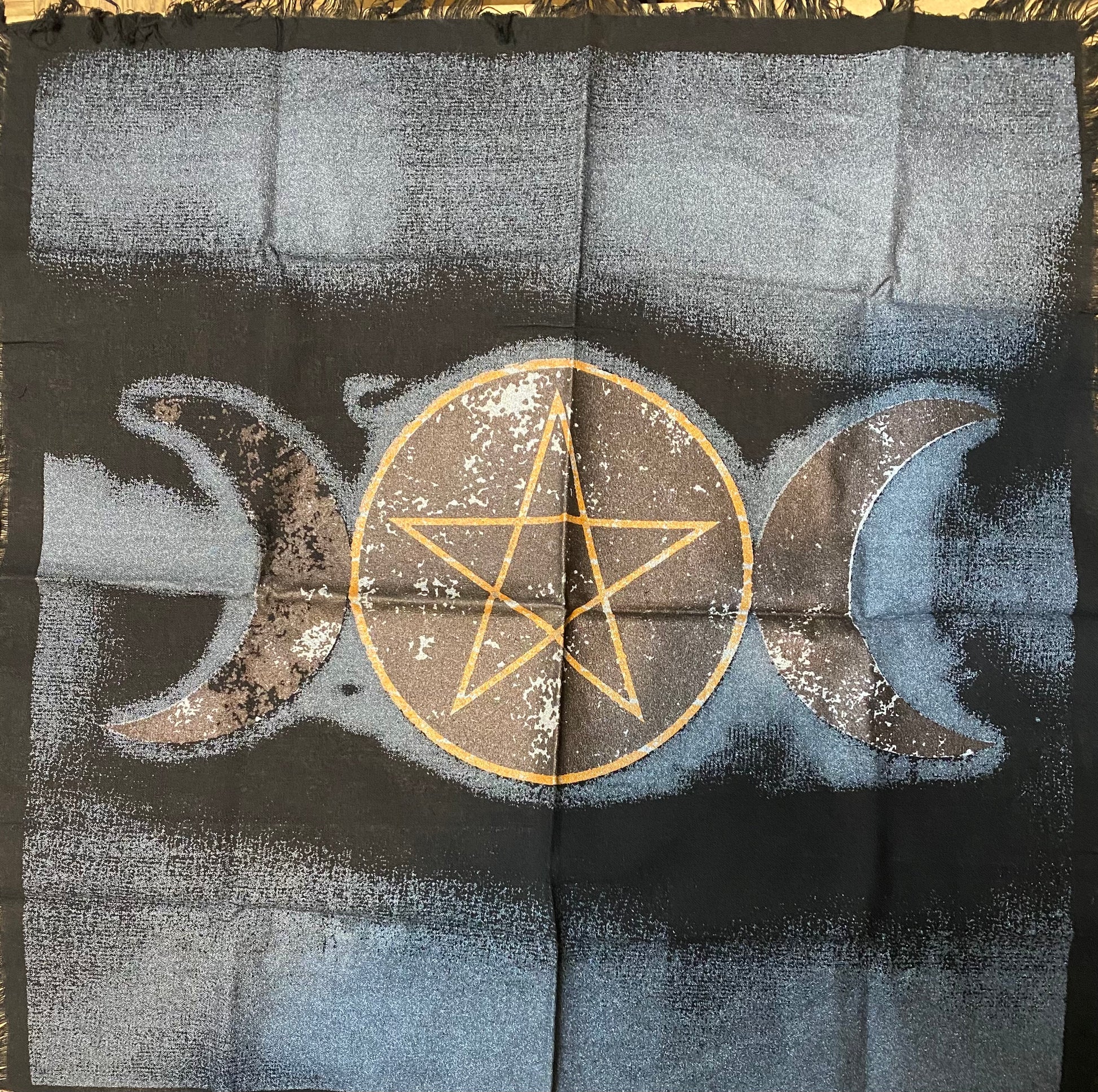 Altar Cloth Triple Moon 18 x 18