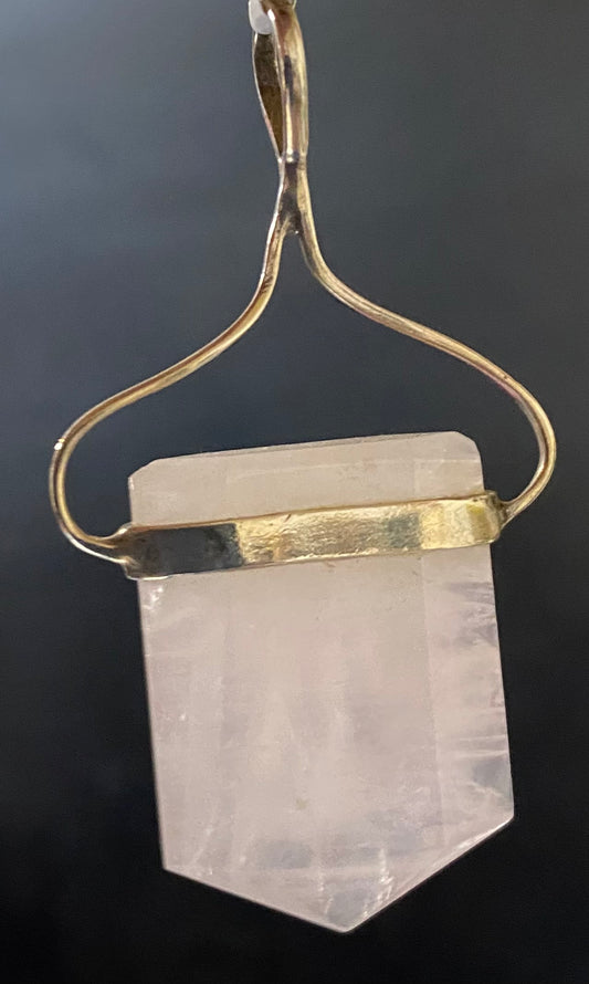 Pendant Rose Quartz Point