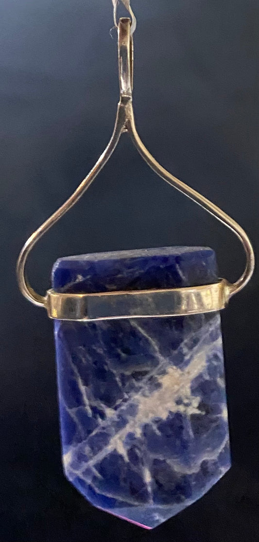 Pendant Sodalite Point
