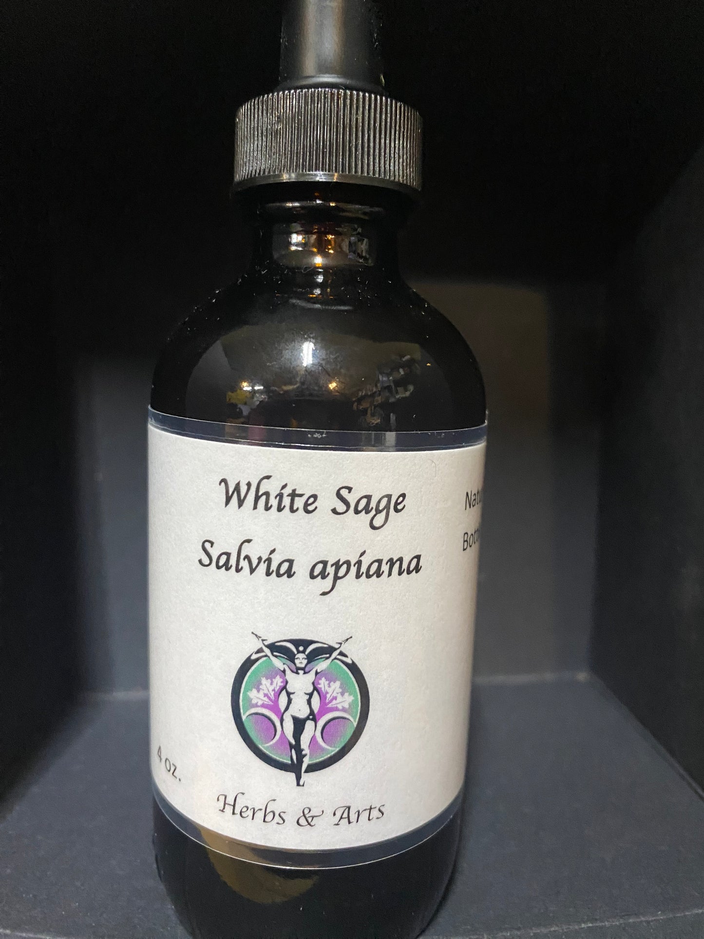 White Sage Essential Oil Bottle