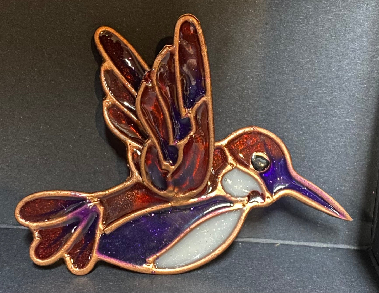 Magnets Hummingbirds red