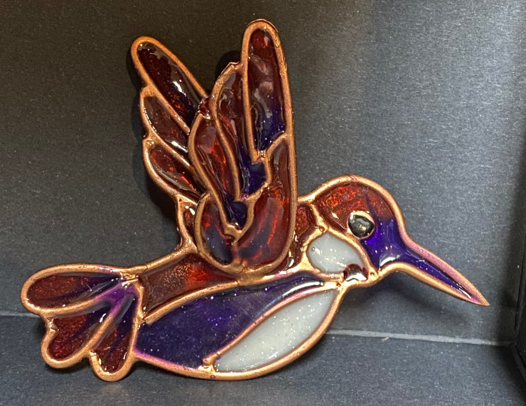 Magnets Hummingbirds red