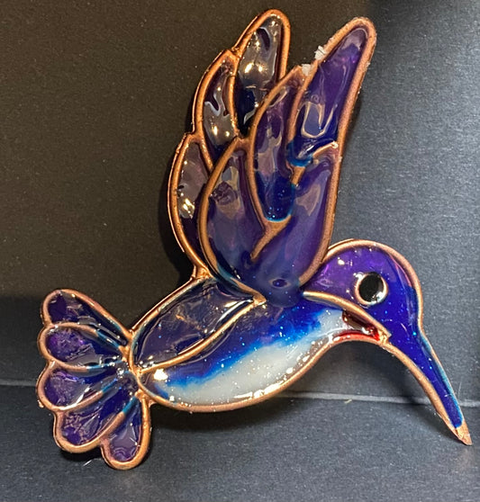 Magnets Hummingbirds blue