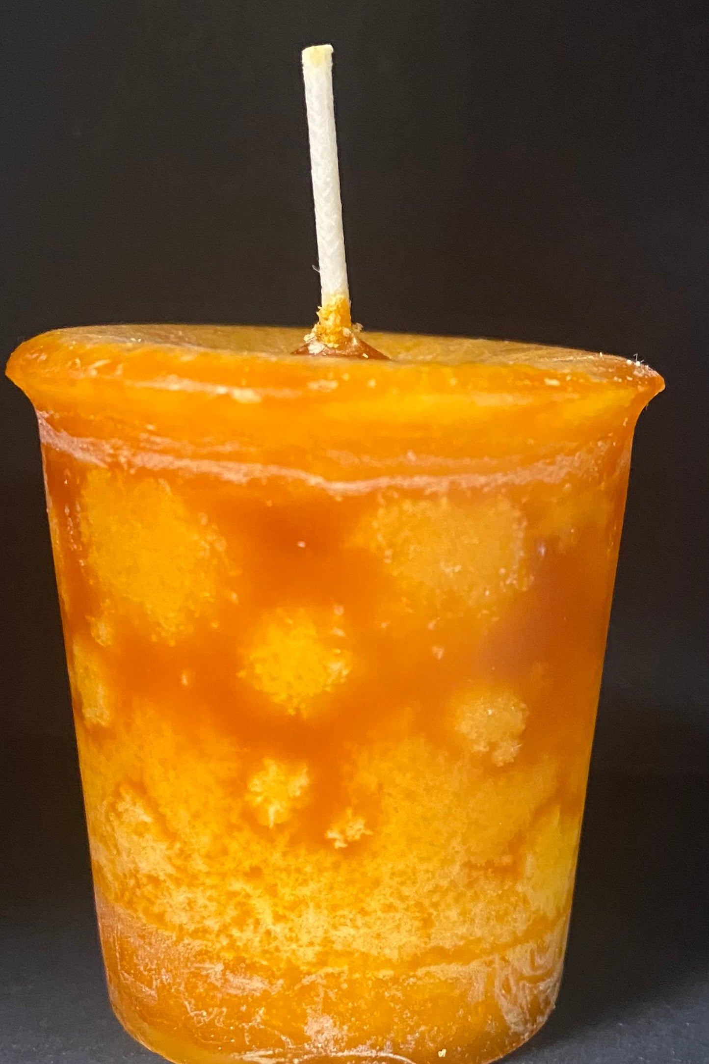 Candle Votive Confidence Golden Brown