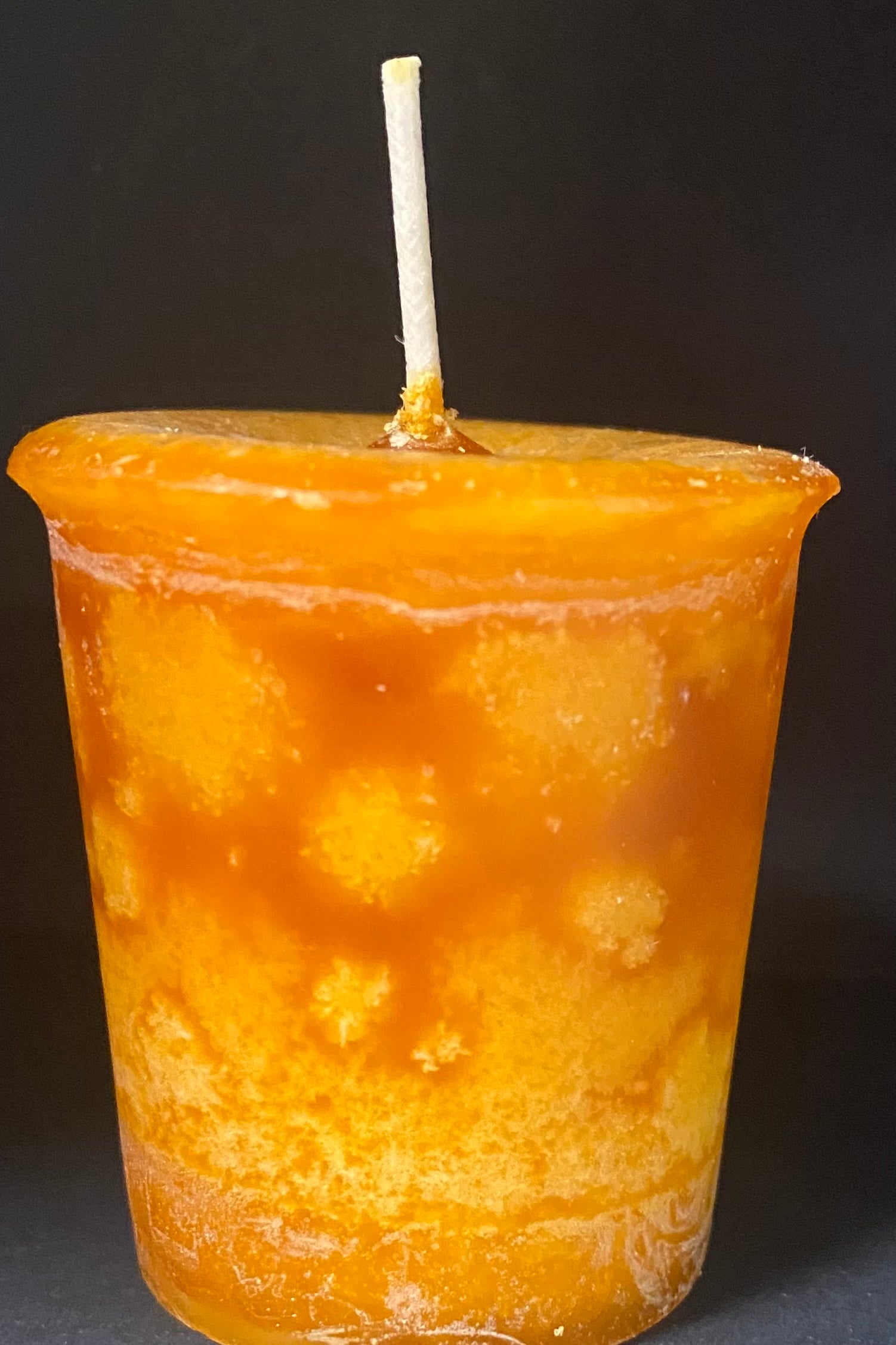 Candle Votive Confidence Golden Brown