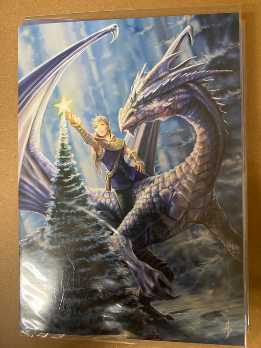 Greeting Card Winter Fantasy Yule