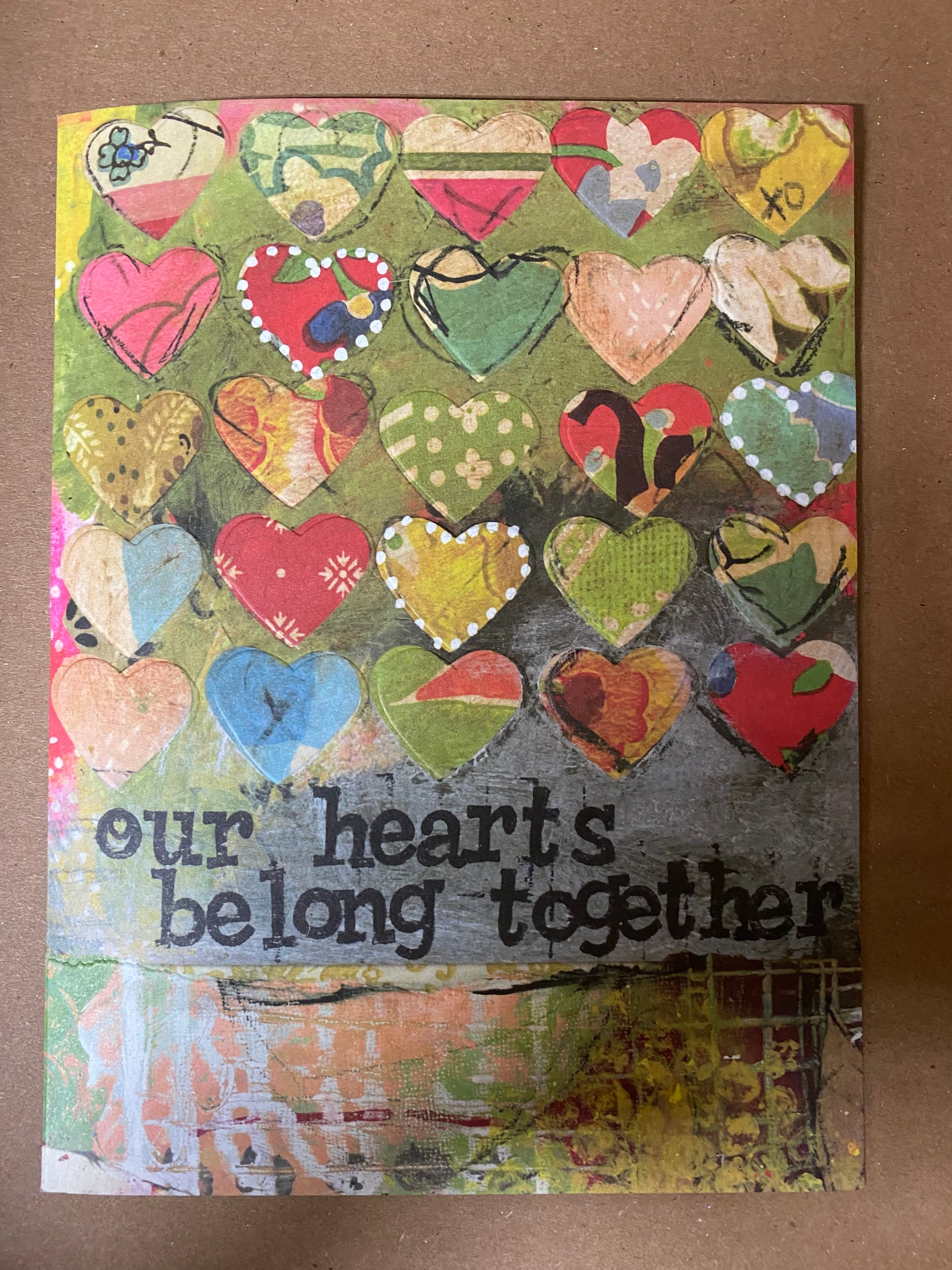 Greeting Card Our Hearts Belong Together