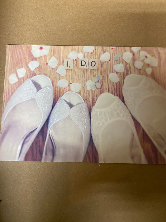 Greeting Card I Do Shoes